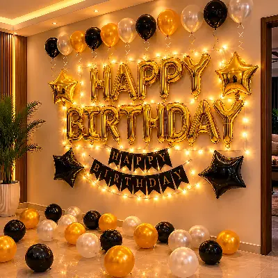 Birthday balloon decoration gallery photo 2